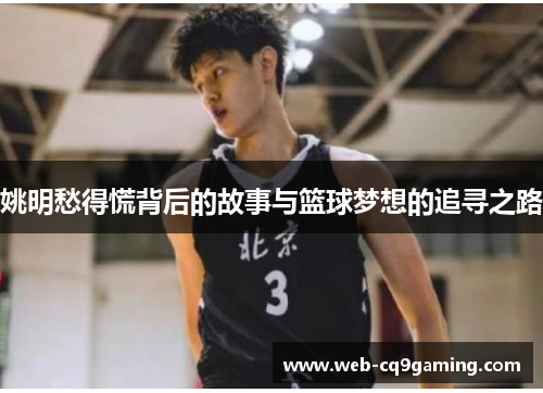 姚明愁得慌背后的故事与篮球梦想的追寻之路